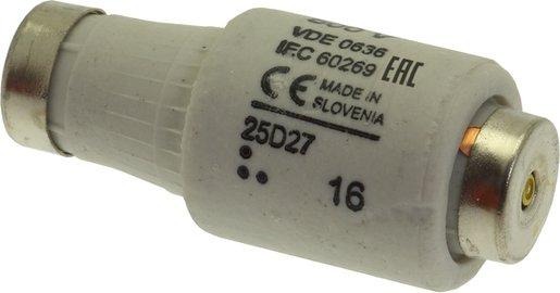 Sicherungseinsatz Niederspannung 25 A AC 500 V D2 gL/gG IEC träge 