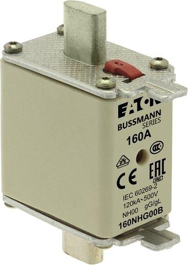 Sicherungseinsatz Niederspannung 160 A AC 500 V NH00 gL/gG IEC 