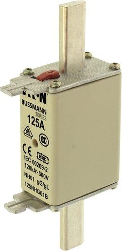 Sicherungseinsatz Niederspannung 125 A AC 500 V NH01 gL/gG IEC 
