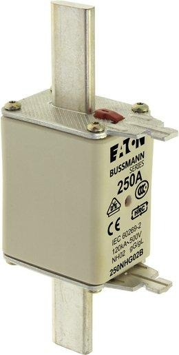 Sicherungseinsatz Niederspannung 160 A AC 500 V NH02 gL/gG IEC 