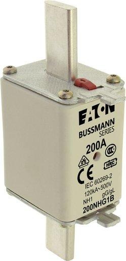 Sicherungseinsatz Niederspannung 200 A AC 500 V NH1 gL/gG IEC 