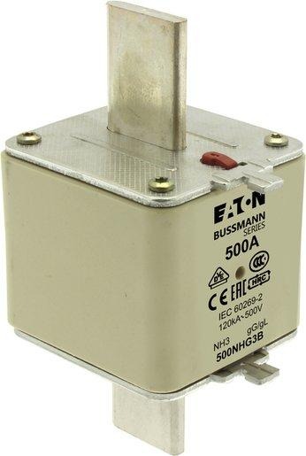 Sicherungseinsatz Niederspannung 500 A AC 500 V NH3 gL/gG IEC 