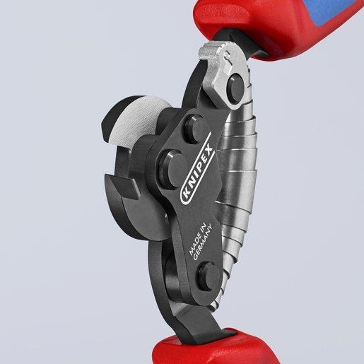 Drahtseilschere auch für hochfeste Drahtseile 