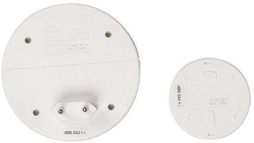 Funk Gong Set 230V Komfort mit Gong Klingeltaster 15 Melodien Ultraweiß 