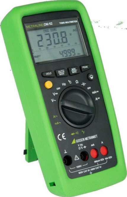 TRMS Digital - Multimeter mit Analog - Bargraph und Temperaturmessung 