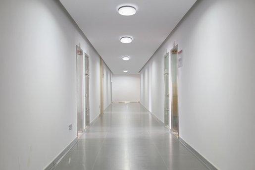 Decken/Wandleuchte MUSO weiß LED 18W 1750lm 3000K D: 280mm IP54 