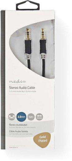 Audio Kabel Stereo 3,5 mm Stecker - Stecker 1,0 m 