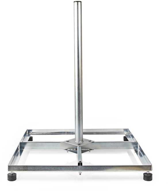 Satellitenbalkonständer für Sat Spiegel 90 cm Wandplatte 4x30x30 cm Länge 75 cm 