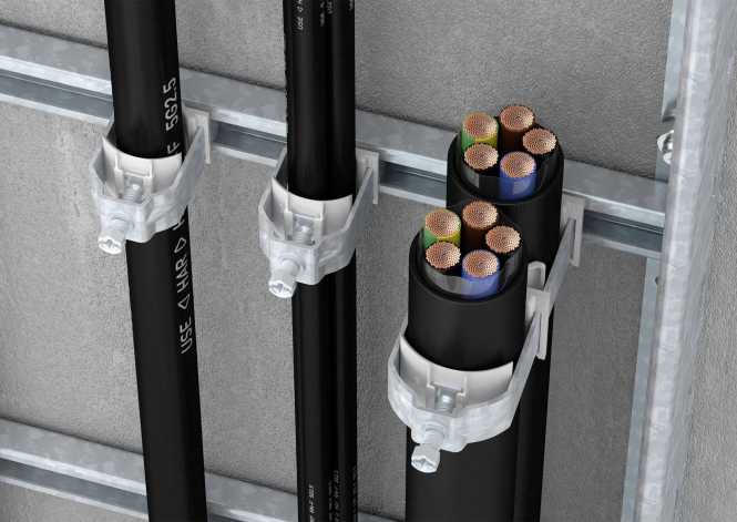 Gegenwanne 8-12mm PP lichtgrau RAL 7035 