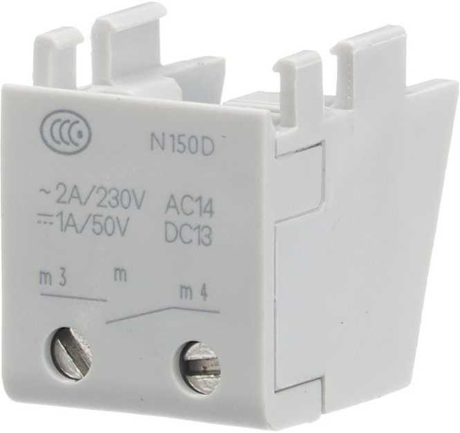 Unten anbaubarer Hilfskontakt 1 Schließer AC14 2A/230VAC 