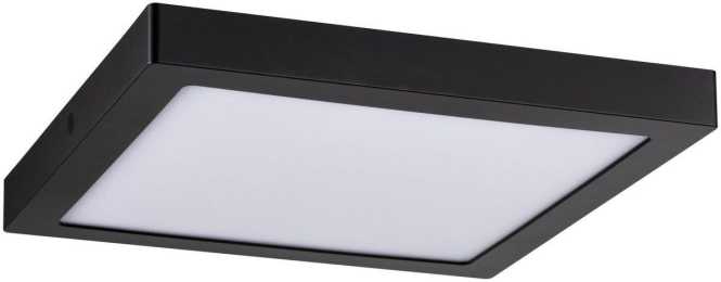 Wand/Deckenleuchte Abia LED-Panel 300x300mm eckig 22W Schwarz matt 