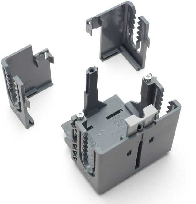 Brüstungskanal SIGNA Geräteeinbaudose grau 