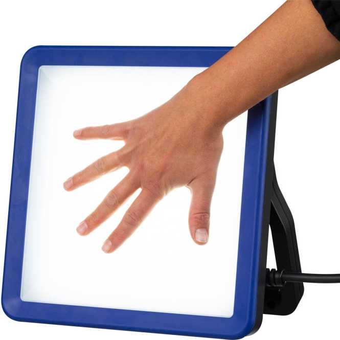 Arbeitsleuchte 40W 4000lm 5000K IP54 mit 2 Steckdosen 