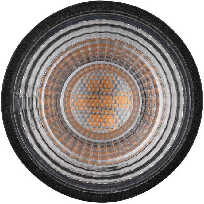 LED Reflektorlampe 460lm 7W Schwarz matt GU10 2700K Warmweiß dimmbar 