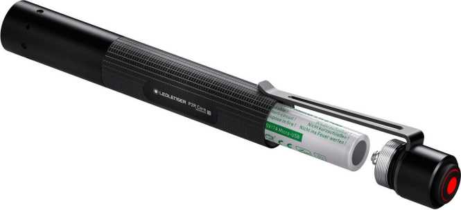 P2R Core LED Taschenlampe 1xAkku max. 120 lm IP54 fokusierbar 