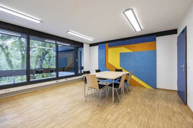 Modul-Hängeleuchte LED Luceo Slim 1190mm 4000lm 840 CDP DALI silber ohne Zubehör 