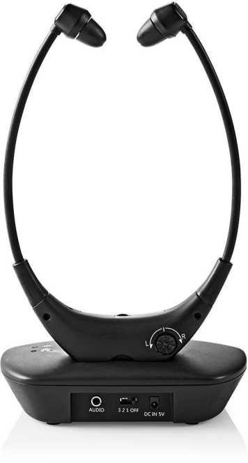 Kabellose Kopfhörer In-Ear mit Ladestation HPRF010BK 