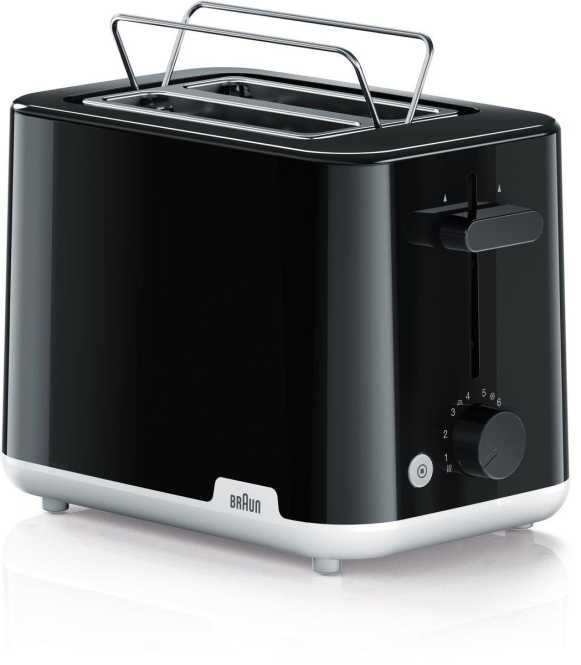 Zweischlitz-Toaster HT 1010 BK 