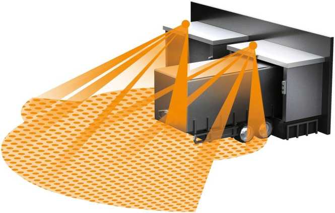 Bewegungsmelder Passiv Infrarot AP IP54 300° Reichweite max: r = 20 m anthrazit 