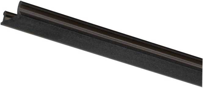 URail Safety Cover Strip 68cm Schwarz Kunststoff 