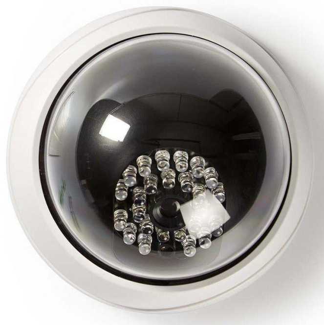 Dummy-Überwachungskamera Dome innenbereich Weiß 