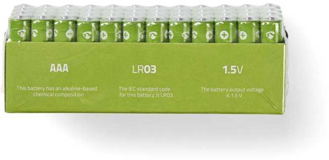 Alkali-Batterie AAA 1,5 V 48 Stück Box 