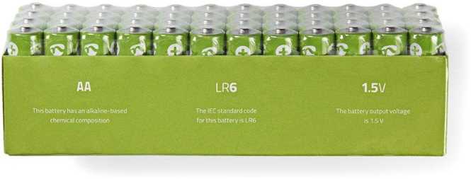 Alkali-Batterie AA 1,5 V 48 Stück Box 