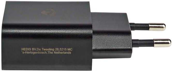 Netzladegerät 2,4 A 1 Ausgang USB-A Schwarz 