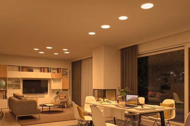 Paneleinbauleuchte LED VELUNA VariFit IP44 8,5W 3000K 125mm 