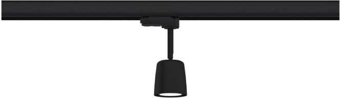 ProRail3 3-Phasen Strahler Cover max10W GU10 Schwarz/Chrom 230V 