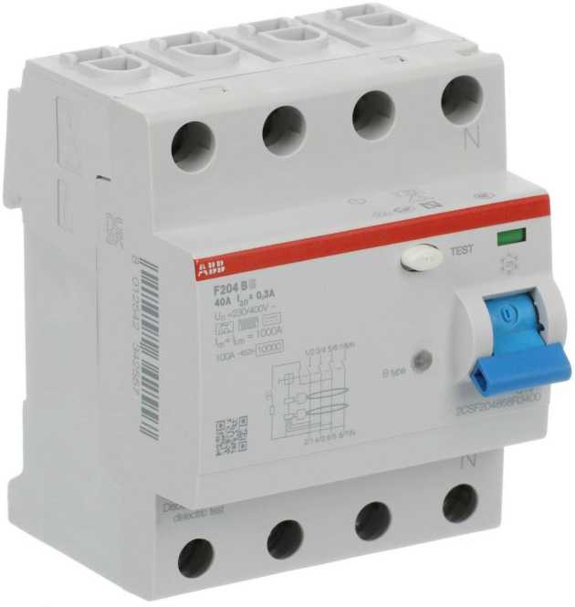 FI-Schutzschalter  40A 4-polig 300mA Typ B selektiv 
