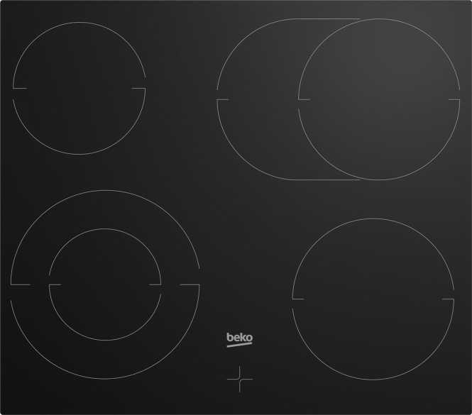 Einbauherd mit Glaskeramikkochfeld BBUM12328X 