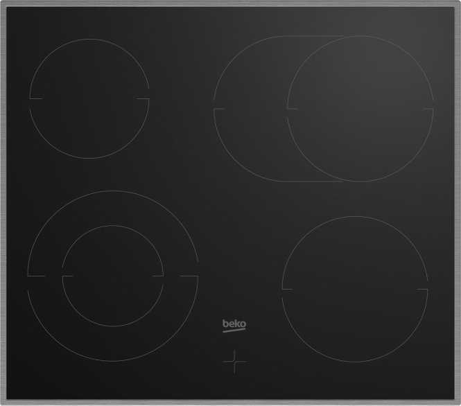 Einbauherd mit Glaskeramikkochfeld BBUE12020X 