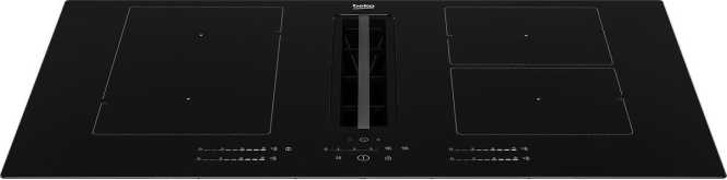 Einbau-Induktionskochfeld autark mit integriertem Dunstabzug HIXI 84700 UF 