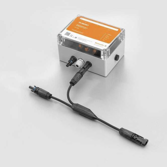 Photovoltaik Y-Anschlusskabel 1x WM4 C-Stecker 2x WM4 C-Buchse 6mm² 1500V 