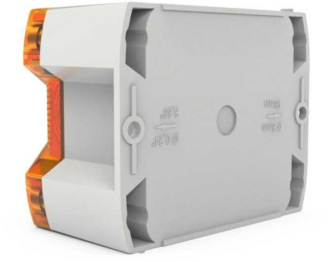 LED-Leuchte PY L-S orange 12-48DC 76cd IP66 NEMA4/4x RAL7035 