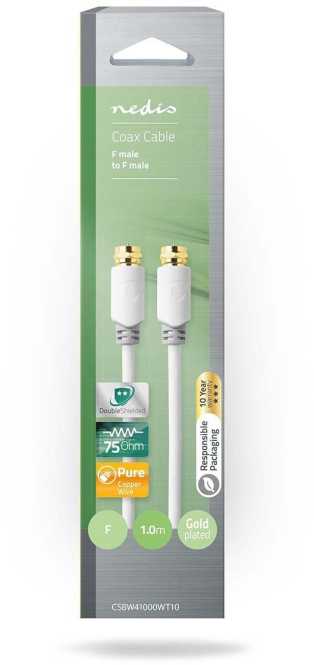 Satelliten- und Antennenkabel CSBW41000WT10 