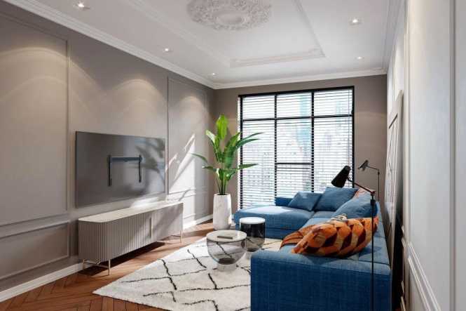 Flache TV-Wandhalterung TVM 5605 Elite 