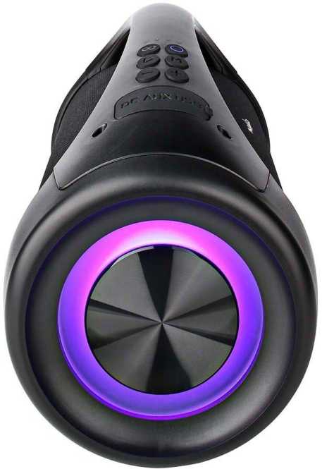 Bluetooth Party Boombox SPBB315BK Tragegriff 6 Stunden 120W Partylicht schwarz 