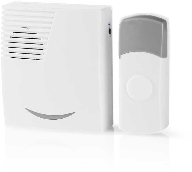 Drahtloses Türlingel Set DOORB211WT 36 Melodien IP44 Reichweite 300m 80 dB 