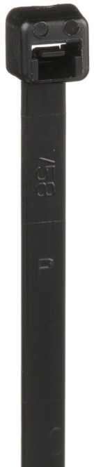 Kabelbinder schwarz UV-Nylon 612 9,8 Zoll 50 lb 