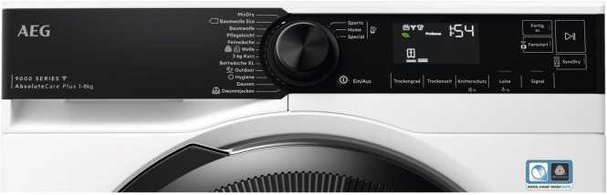 Wärmepumpentrockner Serie 9000 AbsoluteCare Plus TR9W75680 8kg weiß 