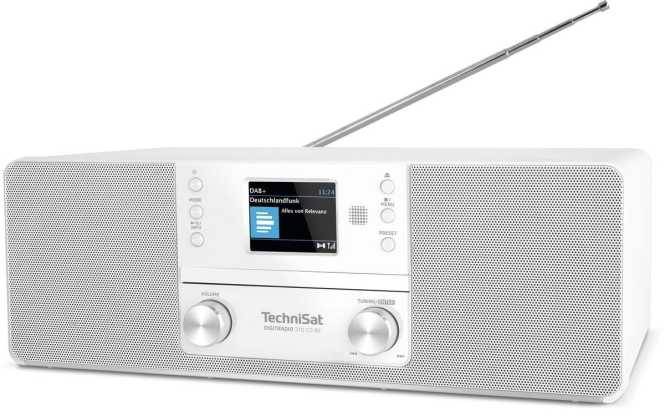 Uhrenradio Digitradio 370 CD BT CD-Player mit MP3 Fernbedienung weiß 