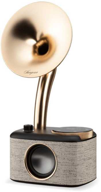 Radio CP-100D Gramophone Design Bluetooth DAB+ schwarz / gold 