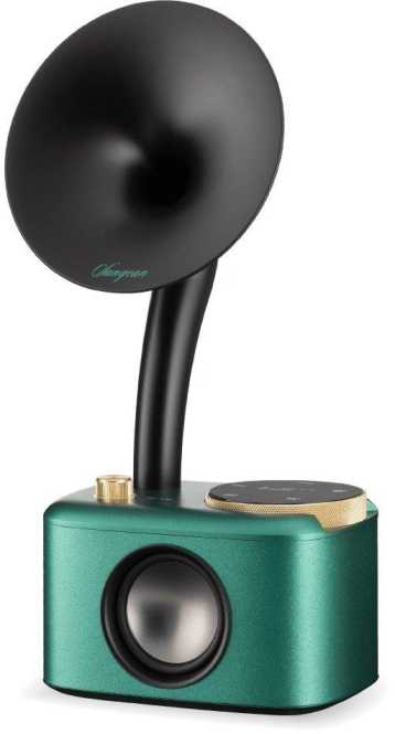 Radio CP-100D Gramophone Design Bluetooth DAB+ schwarz / grün 
