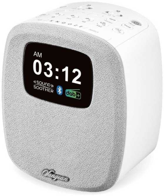 Radio DCR-83 Wecker Bluetooth Nickerchen-Timer weiß 