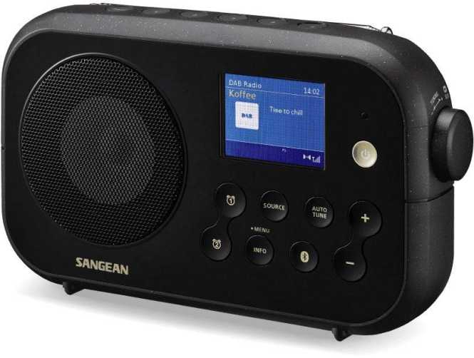 Radio DPR-42BT DAB+ Bluetooth Nickerchen-Timer schwarz 