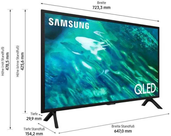 Fernseher Full-HD QE32Q50A schwarz 