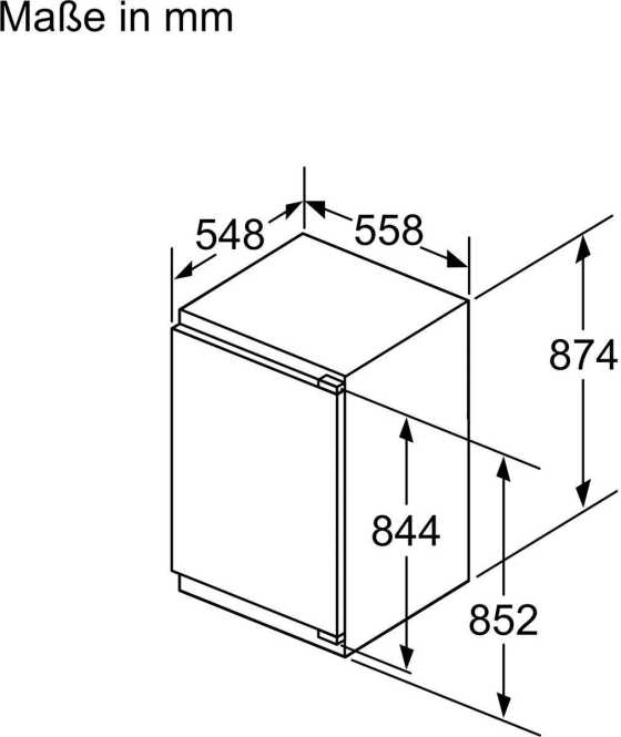 Kühlschrank Einbau iQ500 mit Gefrierfach KI22LADD1 