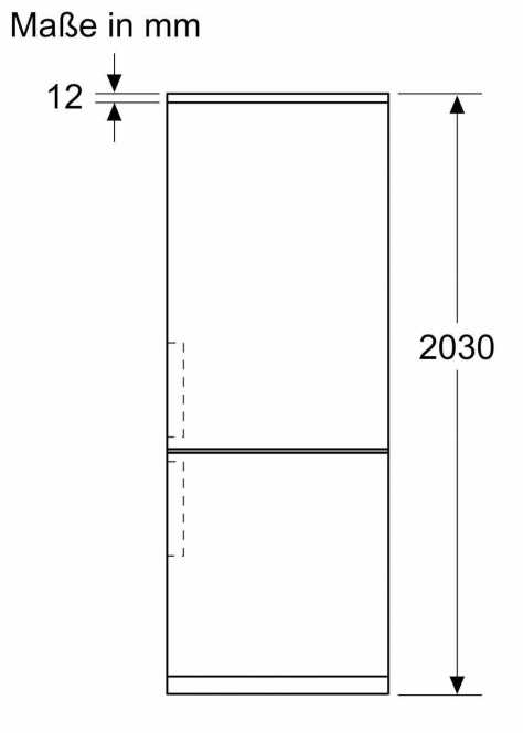 Kühl- und Gefrierkombination iQ500 Freistehnd KG49NAICT 